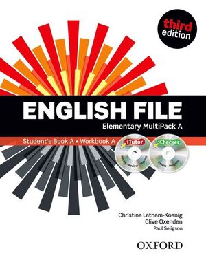 ENGLISH FILE 3RD EDITION ELEMENTARY. MULTIPACK A WITH ITUTOR AND ICHECKER