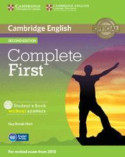COMPLETE FIRST STUDENT'S BOOK WITHOUT ANSWERS WITH CD-ROM 2ND EDITION