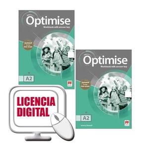 OPTIMISE A2 WORKBOOK WITH  KEY AND DIGITAL WORKBOOK