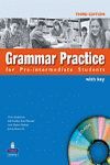 GRAMMAR PRACTICE FOR PRE-INTERMEDIATE STUDENT BOOK WITH KEY PACK