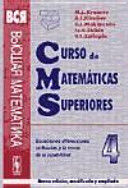 CURSO DE MATEMÁTICAS SUPERIORES T. 4