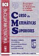 CURSO DE MATEMÁTICAS SUPERIORES T. 5