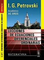 LECCIONES DE ECUACIONES DIFERENCIALES ORDINARIAS