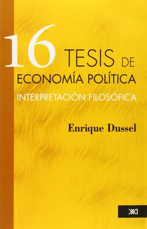 16 TESIS DE ECONOMÍA POLÍTICA