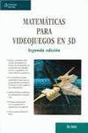 MATEMÁTICAS PARA VIDEOJUEGOS EN 3D. 2ª ED.