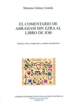 EL COMENTARIO DE ABRAHAM IBN EZRA AL LIBRO DE JACOB