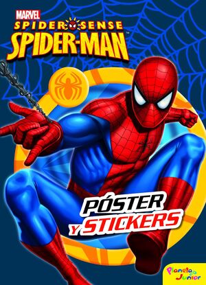 SPIDERMAN. PÓSTER Y STICKERS