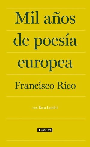 MIL AÑOS DE POESÍA EUROPEA