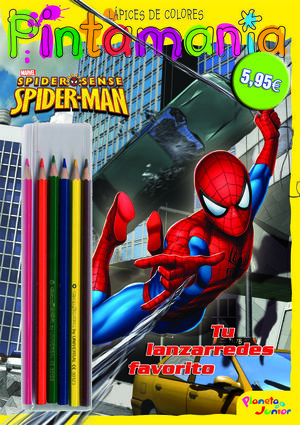 SPIDERMAN. PINTAMANÍA LÁPICES DE COLORES