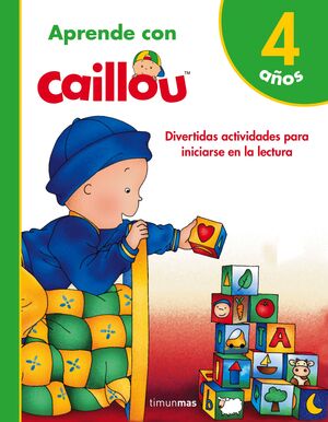 APRENDE CON CAILLOU 4 AÑOS