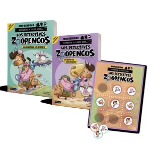 PACK ZOOPENCOS TRES EN RAYA 2024