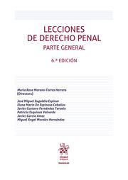 LECCIONES DE DERECHO PENAL PARTE GENERAL (6ª EDICION)