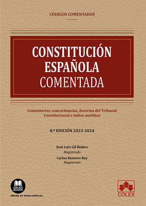 CONSTITUCIÓN ESPAÑOLA - CÓDIGO COMENTADO