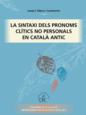 SINTAXI DELS PRONOSMS CLITICS NO PERSONALS EN CATA