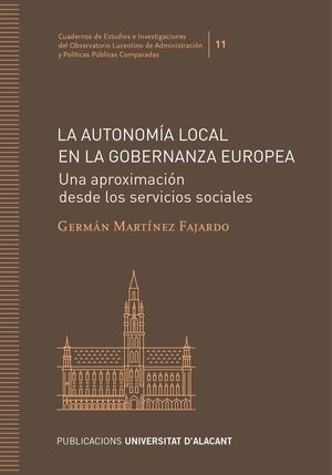 LA AUTONOMÍA LOCAL EN LA GOBERNANZA EUROPEA