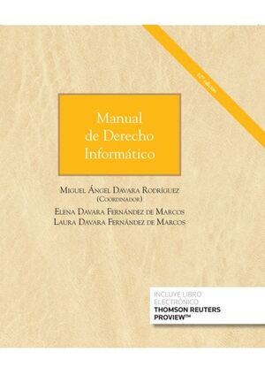 MANUAL DE DERECHO INFORMÁTICO (DÚO PAPEL+EBOOK)