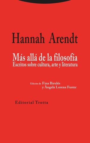 MÁS ALLÁ DE LA FILOSOFÍA