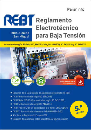 REGLAMENTO ELECTROTÉCNICO PARA BAJA TENSIÓN  5.ª EDICIÓN