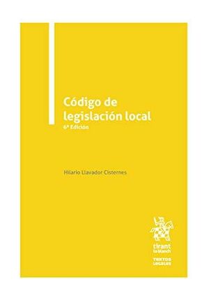 CODIGO DE LEGISLACION LOCAL ( 6ª EDICION )