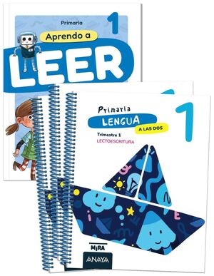 LENGUA 1. A LAS DOS. + APRENDO A LEER CON DETECTIVES DEL RECREO