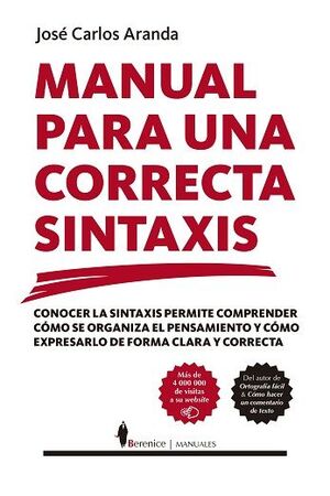 MANUAL PARA UNA CORRECTA SINTAXIS