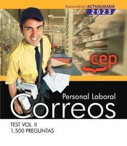 PERSONAL LABORAL. CORREOS. TEST VOL. II. 1.500 PREGUNTAS	