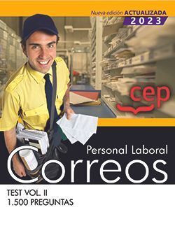 PERSONAL LABORAL. CORREOS. TEST VOL. II. 1.500 PREGUNTAS