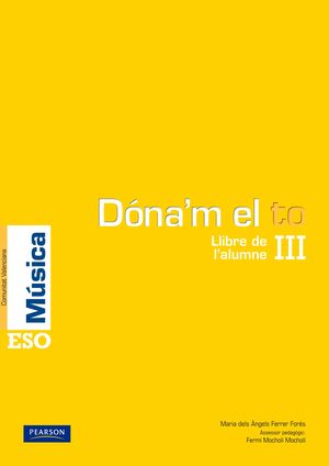DÓNA'M EL TO III LLIBRE DE L'ALUMNE (COMUNITAT VALENCIANA)