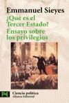 ¿QUÉ ES EL TERCER ESTADO?: ENSAYO SOBRE LOS PRIVILEGIOS