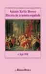 HISTORIA DE LA MÚSICA ESPAÑOLA. 4. SIGLO XVIII