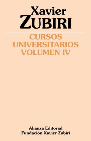 CURSOS UNIVERSITARIOS. VOLUMEN IV (1934-1935)