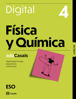 FÍSICA Y QUÍMICA 4 ESO ADA LIBRO DIGITAL LOMLOE