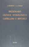 DICCIONARIO CRÍTICO ETIMOLÓGICO CASTELLANO E HISPÁNICO VOLUMEN VI Y-Z