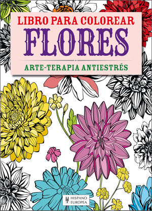 FLORES,LIBRO PARA COLOREAR