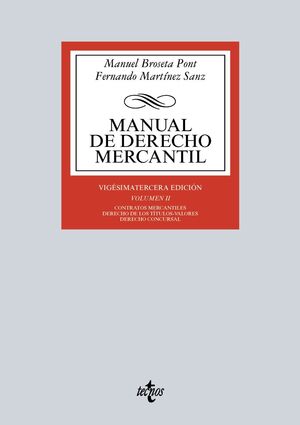 MANUAL DE DERECHO MERCANTIL