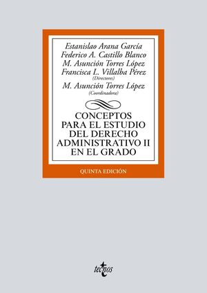 CONCEPTOS PARA EL ESTUDIO DEL DERECHO ADMINISTRATIVO II EN EL GRADO