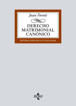 DERECHO MATRIMONIAL CANÓNICO