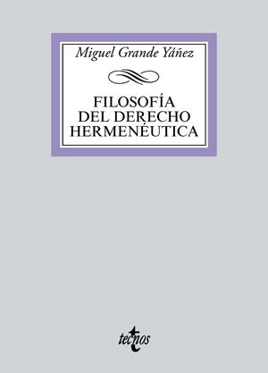 FILOSOFÍA DEL DERECHO HERMENÉUTICA