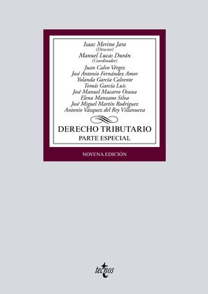 DERECHO TRIBUTARIO. PARTE ESPECIAL. 9ª ED. 2020