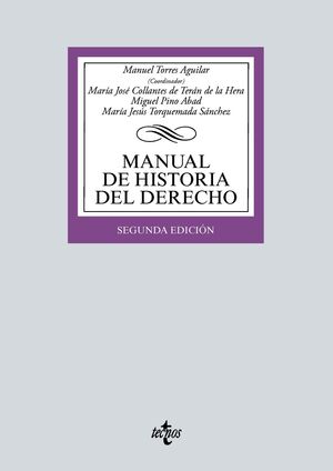 MANUAL DE HISTORIA DEL DERECHO 2ºED 2021