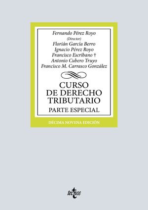 CURSO DE DERECHO TRIBUTARIO 19ª ED