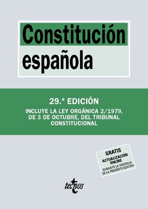 CONSTITUCIÓN ESPAÑOLA 29ªED SEPT 2025