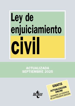 LEY DE ENJUICIAMIENTO CIVIL SEPT 2025
