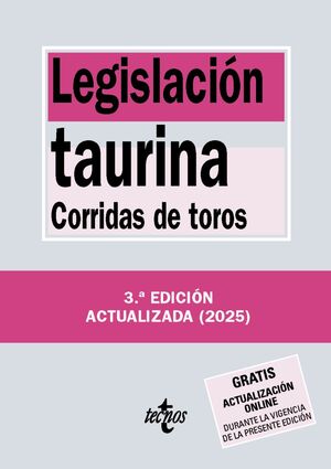 LEGISLACIÓN TAURINA-3ª EDICION 2025