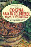 COCINA BAJA EN COLESTEROL, RICA Y SABROSA