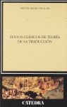 TEXTOS CLÁSICOS DE TEORÍA DE LA TRADUCCIÓN