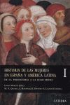 HISTORIA DE LAS MUJERES EN ESPAÑA Y AMÉRICA LATINA  I