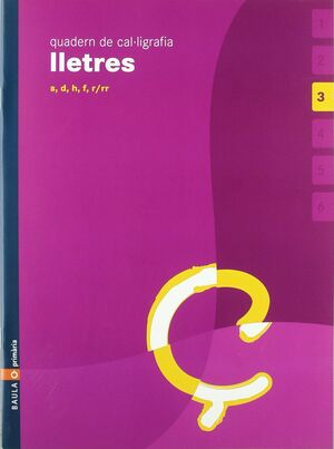 QUADERN CAL.LIGRAFIA LLETRES 3