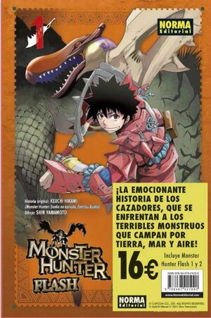 PACK DE INICIACIÓN MONSTER HUNTER FLASH! 1+2