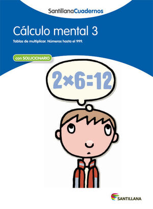 CALCULO MENTAL 3 SANTILLANA CUADERNOS